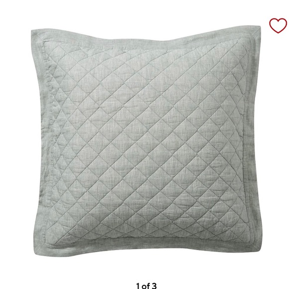 Pottery Barn Bedding Pottery Barn Belgian Flax Linen Diamond